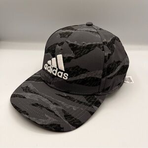 Mens Adidas Golf Black Gray Tour Hat Cap Baseball Snapback NEW Adjustable gift